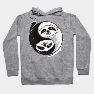 Yin Yang Panda Bear Hoodie